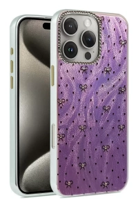 Apple iPhone 16 Pro Max Kılıf Blade Aynalı Desenli Kapak - Desen 2