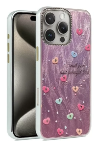 Apple iPhone 16 Pro Max Kılıf Blade Aynalı Desenli Kapak - Desen 8