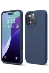 Apple iPhone 16 Pro Max Kılıf First Silikon - Lacivert