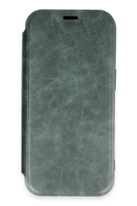 Apple iPhone 16 Pro Max Kılıf Flip Cover - Koyu Yeşil