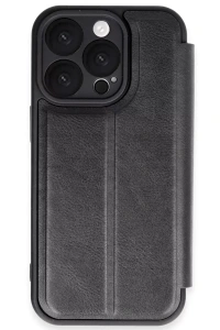 Apple iPhone 16 Pro Max Kılıf Flip Cover - Siyah