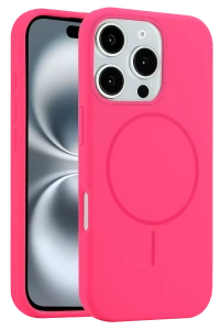Apple iPhone 16 Pro Max Kılıf Jully Magsafe Kapak - Pembe