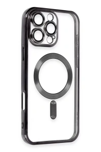 Apple iPhone 16 Pro Max Kılıf Kross Magneticsafe Kapak - Siyah