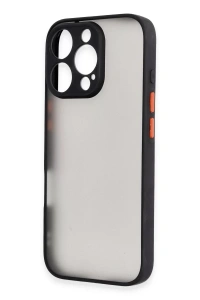 Apple iPhone 16 Pro Max Kılıf Montreal Silikon Kapak - Siyah