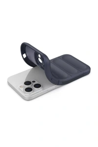 Apple iPhone 16 Pro Max Kılıf Optimum Silikon - Lacivert