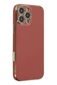Apple iPhone 16 Pro Max Kılıf Volet Silikon - Kırmızı
