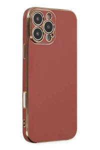 Apple iPhone 16 Pro Max Kılıf Volet Silikon - Kırmızı