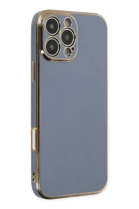 Apple iPhone 16 Pro Max Kılıf Volet Silikon - Mavi