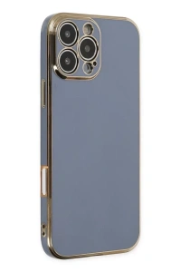 Apple iPhone 16 Pro Max Kılıf Volet Silikon - Mavi
