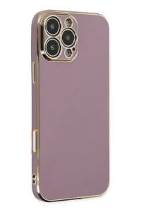 Apple iPhone 16 Pro Max Kılıf Volet Silikon - Mor