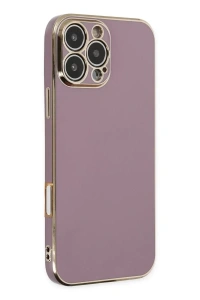 Apple iPhone 16 Pro Max Kılıf Volet Silikon - Mor