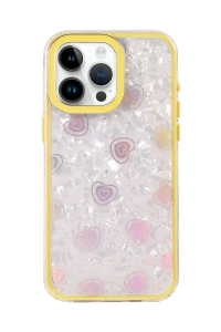 Apple iPhone 16 Pro Max Lumi Desenli Kapak - Sarı