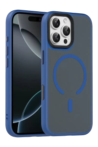 Apple iPhone 16 Pro Max Megane Magsafe Kapak - Lacivert