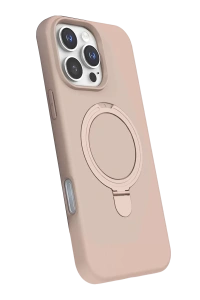 Apple iPhone 16 Pro Max Regal Magsafe Standlı Kapak - Çöl Titanyum