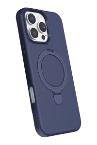 Apple iPhone 16 Pro Max Regal Magsafe Standlı Kapak - Lacivert