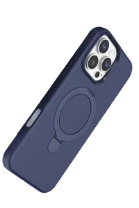 Apple iPhone 16 Pro Max Regal Magsafe Standlı Kapak - Lacivert