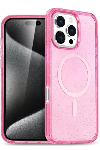 Apple iPhone 16 Pro Max Star Magsafe Kapak - Pembe