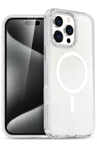 Apple iPhone 16 Pro Max Star Magsafe Kapak - Şeffaf