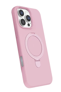 Apple iPhone 16 Pro Regal Magsafe Standlı Kapak - Açık Pembe