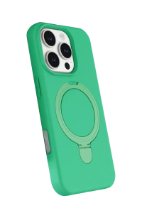 Apple iPhone 16 Pro Regal Magsafe Standlı Kapak - Yeşil