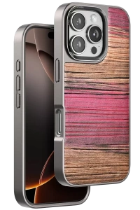 Apple iPhone 16 Pro Wave Kapak - Pembe