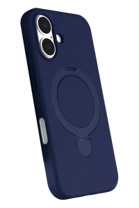 Apple iPhone 16 Regal Magsafe Standlı Kapak - Lacivert
