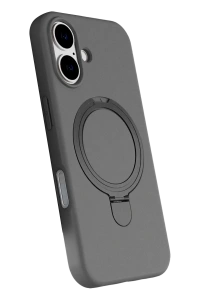 Apple iPhone 16 Regal Magsafe Standlı Kapak - Titan Gri