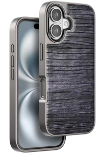 Apple iPhone 16 Wave Kapak - Derin Mor