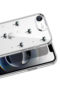 Apple iPhone 16E Fiyonk Desenli Kapak - Desen 1