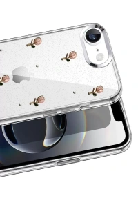 Apple iPhone 16E Fiyonk Desenli Kapak - Desen 6