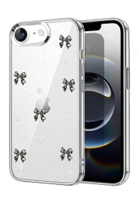 Apple iPhone 16E Fiyonk Desenli Kapak - Desen 8