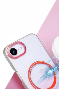 Apple iPhone 16E Glossy Magsafe Kapak - Mor