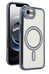 Apple iPhone 16E Joke Simli Magneticsafe Kılıf - Siyah