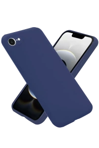 Apple iPhone 16E Kılıf First Silikon - Lacivert