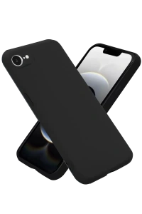 Apple iPhone 16E Kılıf First Silikon - Siyah