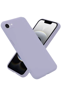 Apple iPhone 16E Kılıf Nano içi Kadife Silikon - Lila