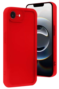 Apple iPhone 16E Kılıf Viera Silikon - Kırmızı