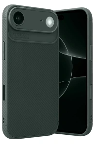 Apple iPhone 17 Air Auto Focus Karbon Kapak - Koyu Yeşil