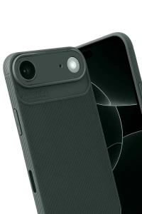 Apple iPhone 17 Air Auto Focus Karbon Kapak - Koyu Yeşil
