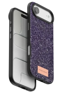 Apple iPhone 17 Air Bright Simli Kapak - Derin Mor