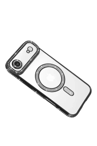 Apple iPhone 17 Air Joke Simli Magneticsafe Kılıf - Siyah