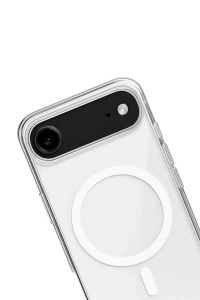 Apple iPhone 17 Air Kılıf Magneticsafe Şeffaf Silikon - Şeffaf