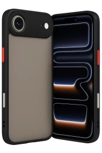 Apple iPhone 17 Air Kılıf Montreal Silikon Kapak - Siyah