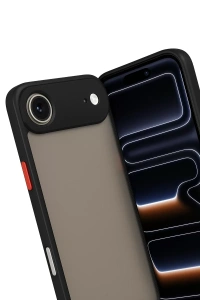 Apple iPhone 17 Air Kılıf Montreal Silikon Kapak - Siyah