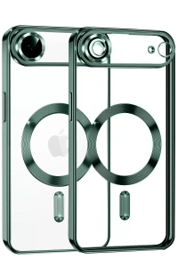 Apple iPhone 17 Air Kross Magneticsafe Kapak - Koyu Yeşil