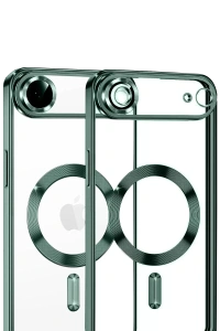 Apple iPhone 17 Air Kross Magneticsafe Kapak - Koyu Yeşil