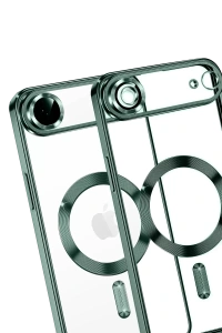 Apple iPhone 17 Air Kross Magneticsafe Kapak - Koyu Yeşil