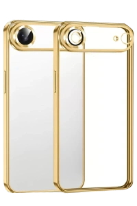Apple iPhone 17 Air Lensli Silikon - Gold