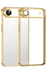 Apple iPhone 17 Air Lensli Silikon - Gold