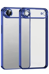 Apple iPhone 17 Air Lensli Silikon - Lacivert